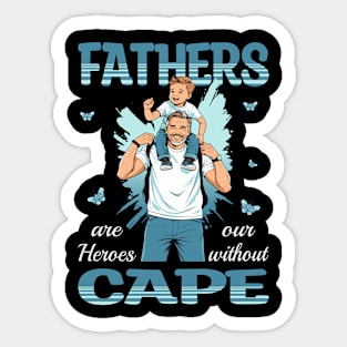 Father and Son Sticker